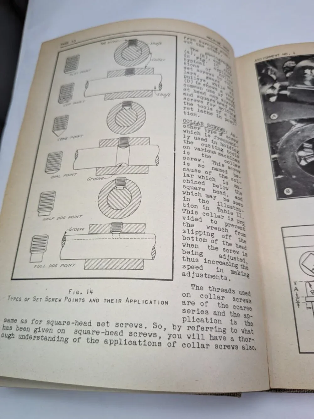 VTG 1943 Modern Machine Shop Training Book National Schools WWII Era Manual VA